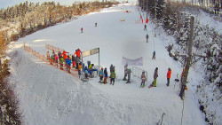 Kamera u nástupu na vlek svah A