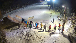 Kamera u nástupu na vlek svah A