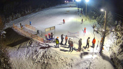 Kamera u nástupu na vlek svah A