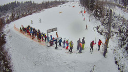 Kamera u nástupu na vlek svah A