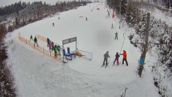 Kamera u nástupu na vlek svah A