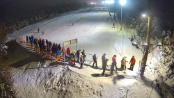 Kamera u nástupu na vlek svah A