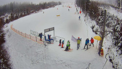 Kamera u nástupu na vlek svah A