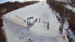 Kamera u nástupu na vlek svah A