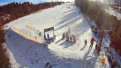 Kamera u nástupu na vlek svah A