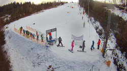 Kamera u nástupu na vlek svah A