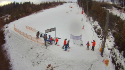 Kamera u nástupu na vlek svah A