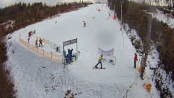 Kamera u nástupu na vlek svah A