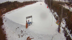 Kamera u nástupu na vlek svah A