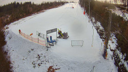 Kamera u nástupu na vlek svah A