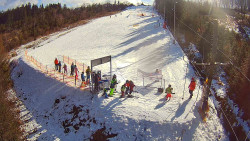 Kamera u nástupu na vlek svah A