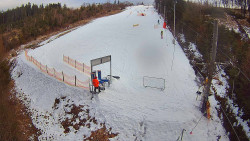 Kamera u nástupu na vlek svah A