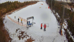 Kamera u nástupu na vlek svah A