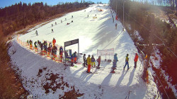 Kamera u nástupu na vlek svah A