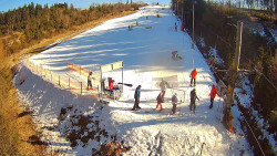 Kamera u nástupu na vlek svah A