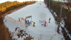 Kamera u nástupu na vlek svah A