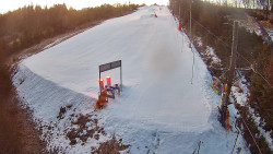 Kamera u nástupu na vlek svah A