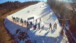 Kamera u nástupu na vlek svah A