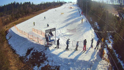 Kamera u nástupu na vlek svah A