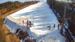 Kamera u nástupu na vlek svah A