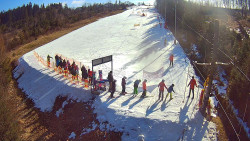 Kamera u nástupu na vlek svah A