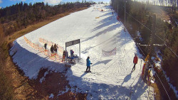Kamera u nástupu na vlek svah A