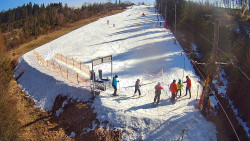 Kamera u nástupu na vlek svah A