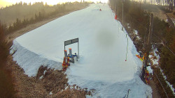 Kamera u nástupu na vlek svah A