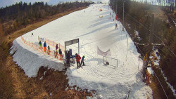 Kamera u nástupu na vlek svah A