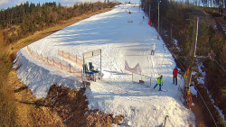 Kamera u nástupu na vlek svah A