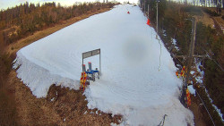 Kamera u nástupu na vlek svah A