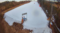 Kamera u nástupu na vlek svah A