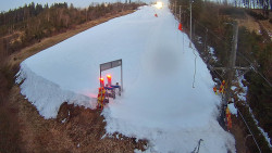 Kamera u nástupu na vlek svah A