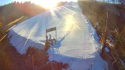 Kamera u nástupu na vlek svah A