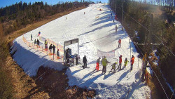 Kamera u nástupu na vlek svah A