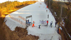 Kamera u nástupu na vlek svah A