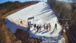 Kamera u nástupu na vlek svah A