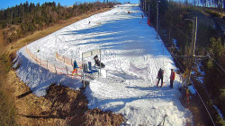 Kamera u nástupu na vlek svah A