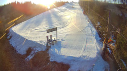 Kamera u nástupu na vlek svah A