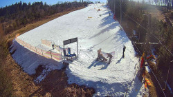 Kamera u nástupu na vlek svah A