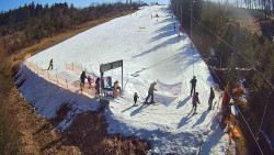 Kamera u nástupu na vlek svah A