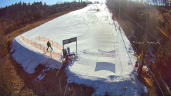 Kamera u nástupu na vlek svah A