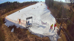 Kamera u nástupu na vlek svah A