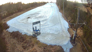 Skiareál Troják - Kamera u nástupu na vlek svah A - 19.3.2026 v 06:10