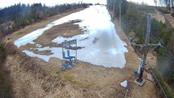 Kamera u nástupu na vlek svah A