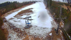 Kamera u nástupu na vlek svah A