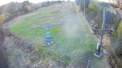 Kamera u nástupu na vlek svah A