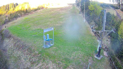 Kamera u nástupu na vlek svah A