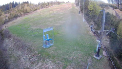 Kamera u nástupu na vlek svah A