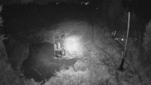 Skiareál Troják - Kamera u nástupu na vlek svah A - 24.8.2026 v 03:55